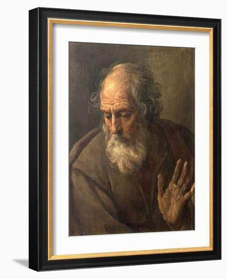 Portrait of Saint Joseph-Guido Reni-Framed Giclee Print