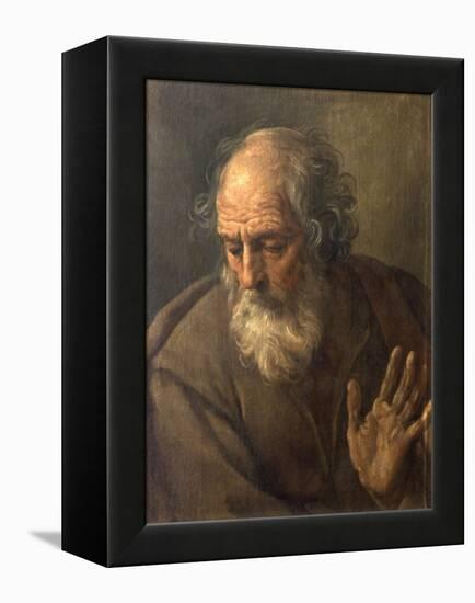 Portrait of Saint Joseph-Guido Reni-Framed Premier Image Canvas