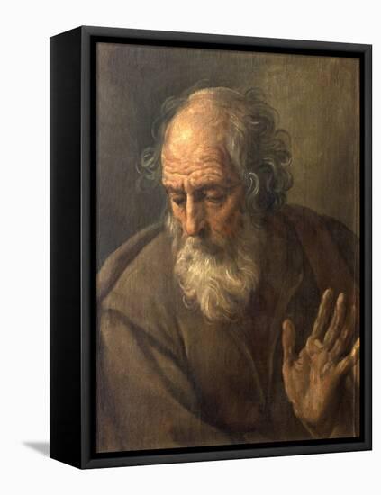 Portrait of Saint Joseph-Guido Reni-Framed Premier Image Canvas