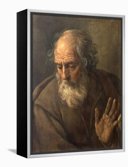 Portrait of Saint Joseph-Guido Reni-Framed Premier Image Canvas