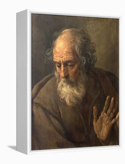 Portrait of Saint Joseph-Guido Reni-Framed Premier Image Canvas