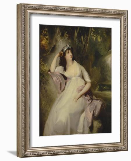 Portrait of Sally Siddons-Thomas Lawrence-Framed Giclee Print