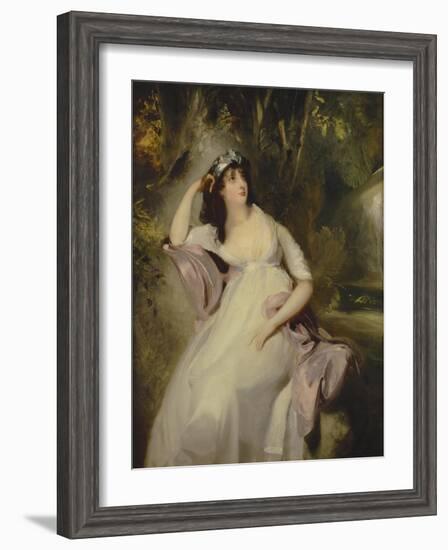 Portrait of Sally Siddons-Thomas Lawrence-Framed Giclee Print