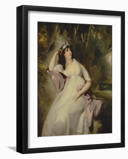 Portrait of Sally Siddons-Thomas Lawrence-Framed Giclee Print