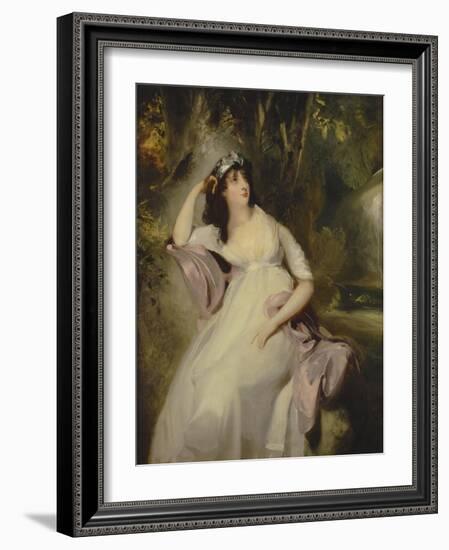 Portrait of Sally Siddons-Thomas Lawrence-Framed Giclee Print