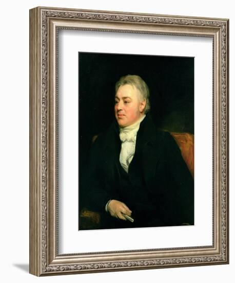 Portrait of Samuel Taylor Coleridge (1772-1834), 1818-21-Thomas Phillips-Framed Giclee Print