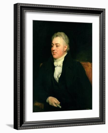 Portrait of Samuel Taylor Coleridge (1772-1834), 1818-21-Thomas Phillips-Framed Giclee Print