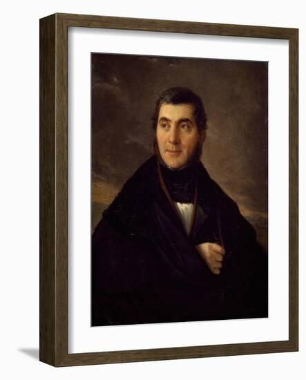 Portrait of Sante Giacomelli-Natale Schiavoni-Framed Giclee Print
