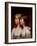 Portrait of Sarah and Ann Haden (Oil on Canvas)-Joseph Wright of Derby-Framed Giclee Print