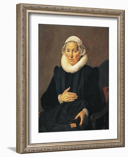 Portrait of Sarah Andriesdochter Hessix, 1626-Frans Hals-Framed Giclee Print