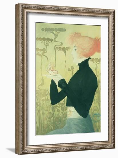 Portrait of Sarah Bernhardt-Manuel Orazi-Framed Giclee Print