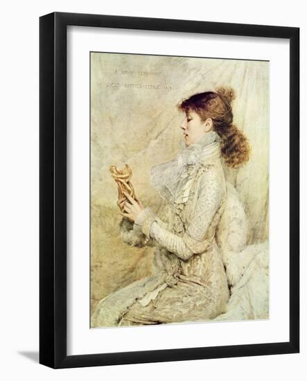 Portrait of Sarah Bernhardt-Jules Bastien-Lepage-Framed Giclee Print