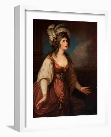 Portrait of Sarah Siddons (1755-1831) Als Zara, by Hamilton, William (1751-1801). Oil on Canvas, Ca-William Hamilton-Framed Giclee Print