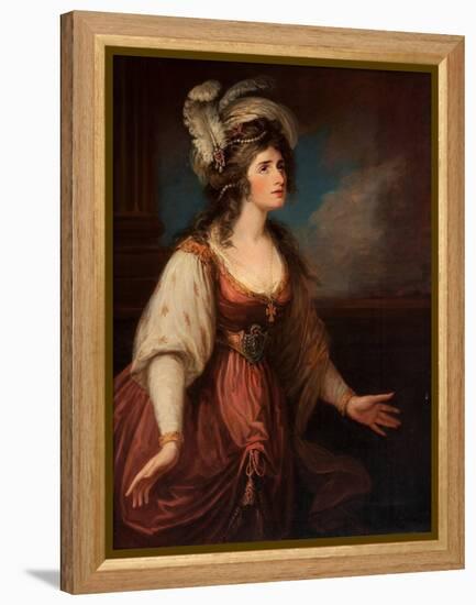 Portrait of Sarah Siddons (1755-1831) Als Zara, by Hamilton, William (1751-1801). Oil on Canvas, Ca-William Hamilton-Framed Premier Image Canvas