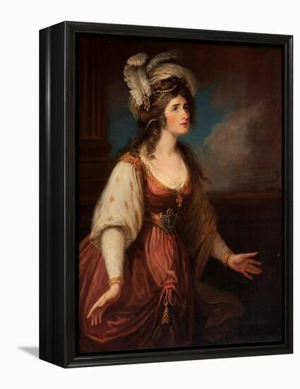 Portrait of Sarah Siddons (1755-1831) Als Zara, by Hamilton, William (1751-1801). Oil on Canvas, Ca-William Hamilton-Framed Premier Image Canvas