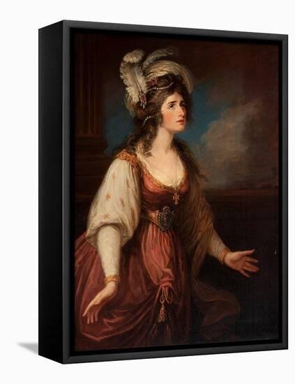 Portrait of Sarah Siddons (1755-1831) Als Zara, by Hamilton, William (1751-1801). Oil on Canvas, Ca-William Hamilton-Framed Premier Image Canvas