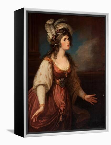 Portrait of Sarah Siddons (1755-1831) Als Zara, by Hamilton, William (1751-1801). Oil on Canvas, Ca-William Hamilton-Framed Premier Image Canvas