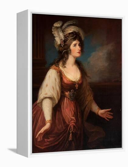 Portrait of Sarah Siddons (1755-1831) Als Zara, by Hamilton, William (1751-1801). Oil on Canvas, Ca-William Hamilton-Framed Premier Image Canvas