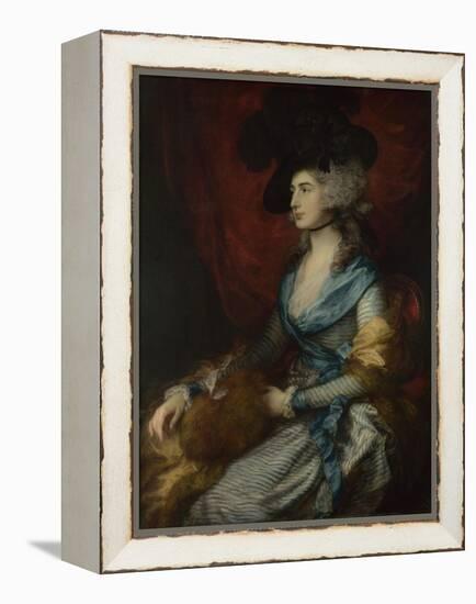 Portrait of Sarah Siddons, 1785-Thomas Gainsborough-Framed Premier Image Canvas