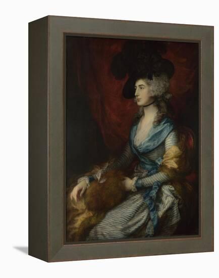 Portrait of Sarah Siddons, 1785-Thomas Gainsborough-Framed Premier Image Canvas