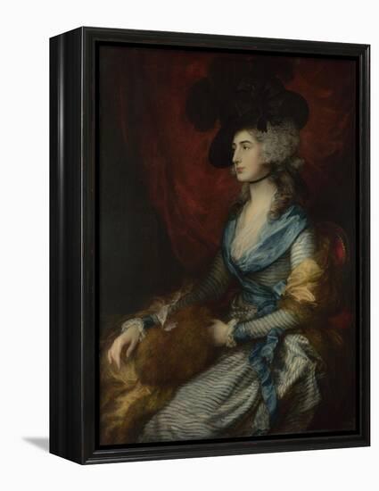 Portrait of Sarah Siddons, 1785-Thomas Gainsborough-Framed Premier Image Canvas