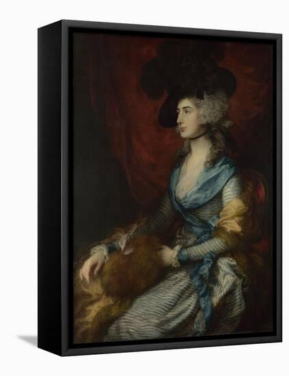 Portrait of Sarah Siddons, 1785-Thomas Gainsborough-Framed Premier Image Canvas