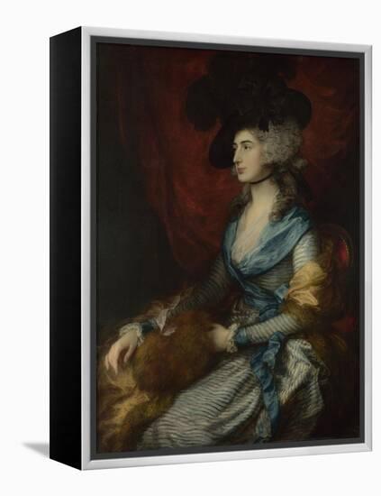 Portrait of Sarah Siddons, 1785-Thomas Gainsborough-Framed Premier Image Canvas