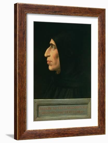 Portrait of Savonarola-Fra Bartolommeo-Framed Giclee Print