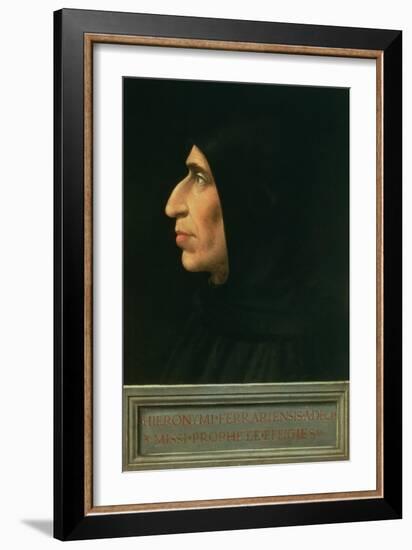 Portrait of Savonarola-Fra Bartolommeo-Framed Giclee Print