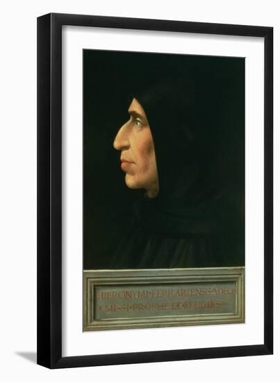 Portrait of Savonarola-Fra Bartolommeo-Framed Giclee Print