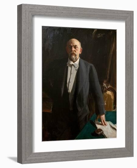 Portrait of Savva Mamontov, 1896 (Oil on Canvas)-Anders Leonard Zorn-Framed Giclee Print