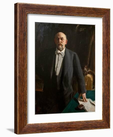 Portrait of Savva Mamontov, 1896 (Oil on Canvas)-Anders Leonard Zorn-Framed Giclee Print