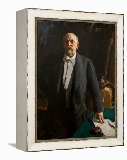 Portrait of Savva Mamontov, 1896 (Oil on Canvas)-Anders Leonard Zorn-Framed Premier Image Canvas