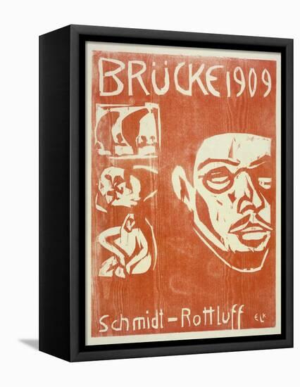 Portrait of Schmidt-Rottluff, 1909-Ernst Ludwig Kirchner-Framed Premier Image Canvas