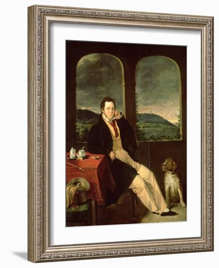 Portrait of Schubert-Melegh Gabor-Framed Giclee Print