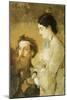 Portrait of Sculptor Reinhold Begas with His Wife, 1869-1870-Anton Romako-Mounted Giclee Print