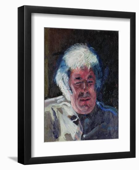 Portrait of Seamus Heaney, 1987-Peter Edwards-Framed Giclee Print