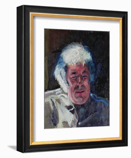 Portrait of Seamus Heaney, 1987-Peter Edwards-Framed Giclee Print