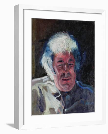 Portrait of Seamus Heaney, 1987-Peter Edwards-Framed Giclee Print