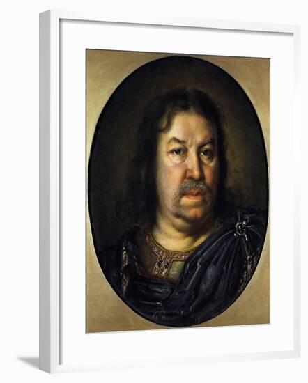Portrait of Senator Prince Yakov Fyodorovich Dolgorukov, (1639-172), 1687-Charles Le Brun-Framed Giclee Print