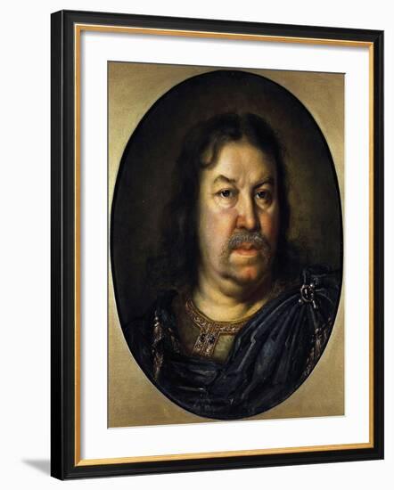 Portrait of Senator Prince Yakov Fyodorovich Dolgorukov, (1639-172), 1687-Charles Le Brun-Framed Giclee Print