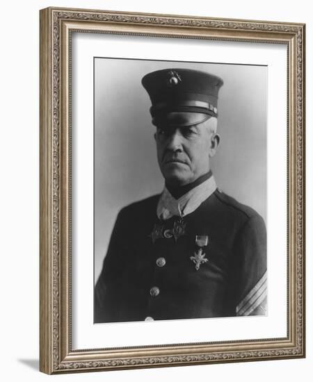 Portrait of Sergeant Major Daniel Dan Daly-Stocktrek Images-Framed Photographic Print