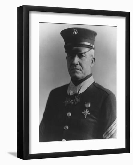 Portrait of Sergeant Major Daniel Dan Daly-Stocktrek Images-Framed Photographic Print