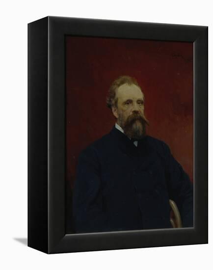 Portrait of Sergei Mikhailovich Tretyakov (1834-189), 1895-Valentin Alexandrovich Serov-Framed Premier Image Canvas