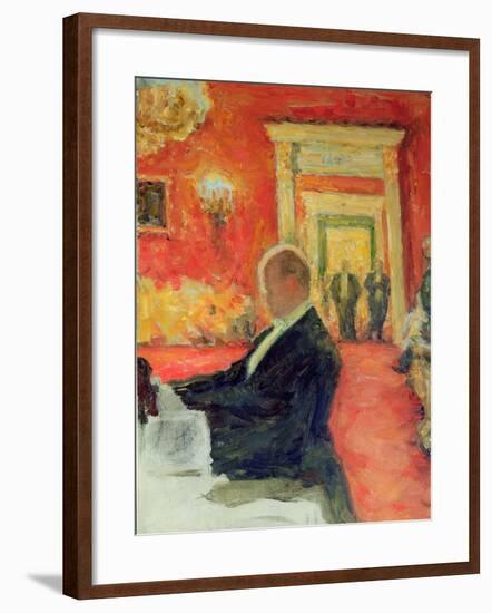 Portrait of Sergei Prokofiev at Work, 1937-Leonid Osipovic Pasternak-Framed Giclee Print