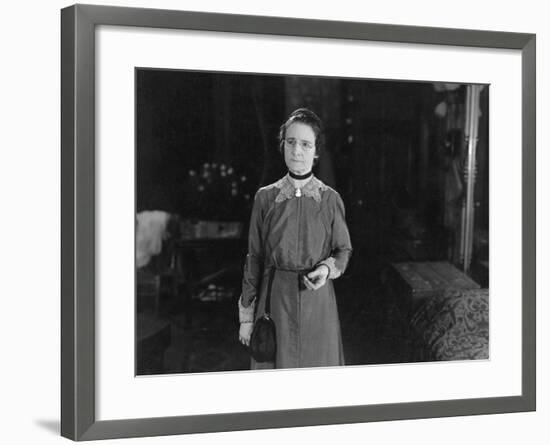 Portrait of Serious Older Woman-null-Framed Photo