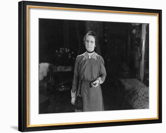 Portrait of Serious Older Woman-null-Framed Photo