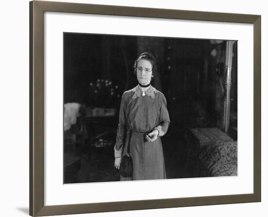 Portrait of Serious Older Woman-null-Framed Photo