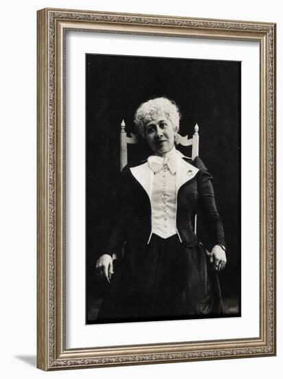 Portrait of Severine (1855-1929), French socialist, journalist, writer and feminist-French Photographer-Framed Giclee Print