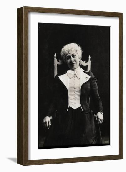 Portrait of Severine (1855-1929), French socialist, journalist, writer and feminist-French Photographer-Framed Giclee Print